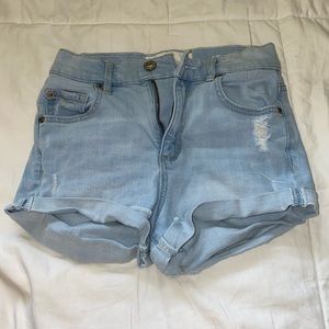 Light blue Jean shorts